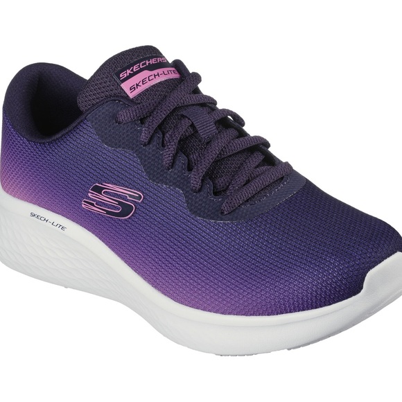 Skechers Lite Pro Fade out Sneakers in Navy/Pink BRAND NEW - Picture 4 of 5
